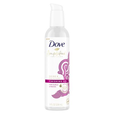 Amplified Textures, Shine & Moisture, Finishing Gel, 8 fl oz (236 ml), Dove
