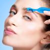 Mudder 21 Pcs Eyebrow Razor Eyebrow Shaver Facial Razor Multipurpose Face Trimmers with Precision Cover for Women Makeup Care Tools(Rose Red, Blue, Purple) view 4