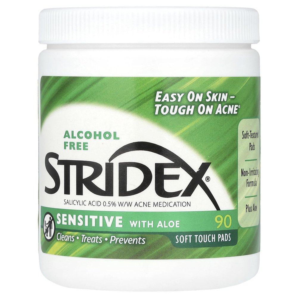Stri-Dex Daily Care Sensitive With Aloe Pads 90 Each