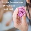 3-Pack Facial Buff - Foam Scrubber Loofah for Exfoliation & Cleansing Face - Removes Oil, Dirt, Dead Skin & Makeup - Sensitive, Dry, Oily or Combination Skin - Gentle to Clinical Strength (Pink) view 4