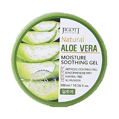 [JIGOTT] Natural Aloe Vera 100% Moisture Soothing Gel - 300 ml / 10.56 fl oz