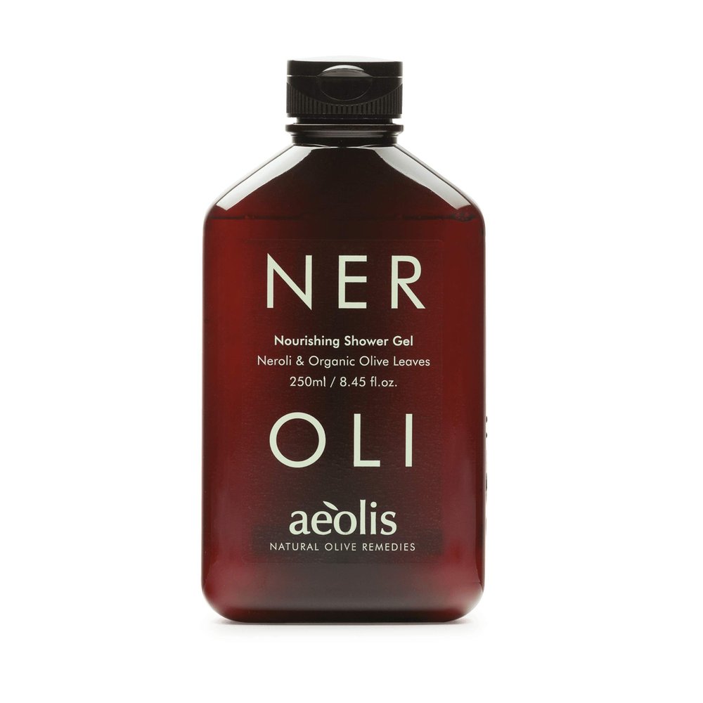 AEOLIS Refreshing Shower Gel with Neroli and Olive Leaves Greek Olive Oil Shower Gel for Men & Women Clean Beauty Body Cleanser Natural Skincare from Greece Invigorating Body Care 9.12 Fl Oz