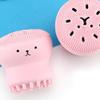 Octopus Shape Facial Cleansing Brush, Small Silicone Facial Cleanser Exfoliating Scrubber Face Washing Brush Deep Pore Cleaning for Skin Care view 3