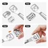 50 Pieces Callus Shaver Replacement Blades Corn Plane Stainless Steel Blades for Removing Callus Foot Care and Pedicure Tools view 4