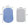 2 Box Portable Disposable Travel Hiking Washing Hand Bath Toiletry Paper Soap Sheets,200 Sheets Soap Sheets Hand Washing Bath Scented Paper Soap and Slide Foaming Paper Soap Bathing Soap Flakes view 2