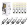 HAWINK 3RL Tattoo Needles Cartridge Bugpin 3 Round Liner X-Taper 50PCS with Membrane Professional Disposable EN05S-50-1003RL view 1