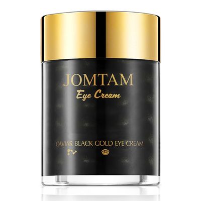 JOMTAM Caviar Black Gold Moisturizing Eye Cream Skin Rejuvenation Dark Circles Smoothing Wrinkles 60gm 2.12oz