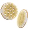 2Pcs Dry Brush for Cellulite and Lymphatic, Natural Body Brush for Wet or Dry Brushing, Gentle Exfoliating Massage Nodes, Stimulate Blood Circulation view 1