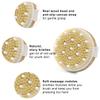 2Pcs Dry Brush for Cellulite and Lymphatic, Natural Body Brush for Wet or Dry Brushing, Gentle Exfoliating Massage Nodes, Stimulate Blood Circulation view 2
