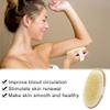 2Pcs Dry Brush for Cellulite and Lymphatic, Natural Body Brush for Wet or Dry Brushing, Gentle Exfoliating Massage Nodes, Stimulate Blood Circulation view 4