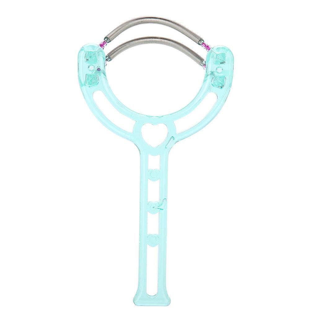 ANGGREK Hair Remover Portable Face Lips Hair Epilator Removal Plastic Spring Device Beauty Tool 2 Colors(Green)