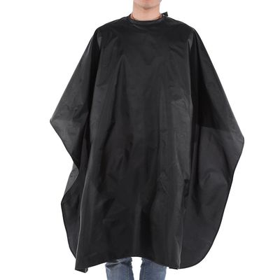 Salon Barber Cape, Black Hair Cutting Cape, Anti Static Salon Barber Hairdressing Cape Adult Cloth Apron Tool