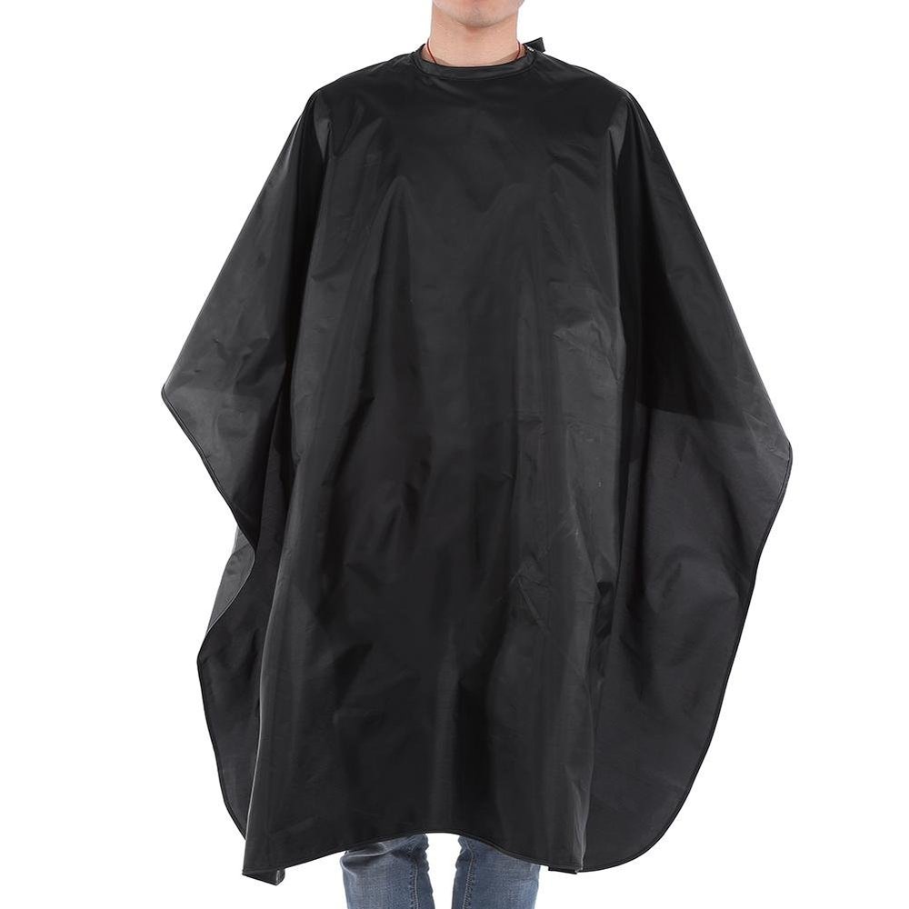 Salon Barber Cape, Black Hair Cutting Cape, Anti Static Salon Barber Hairdressing Cape Adult Cloth Apron Tool