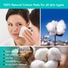 Mary Lavender Stretchable 100% Cotton Pads 4-Layer 2"*2" for Face, Makeup Remover Wipes Cotton Squares Pads, Facial Cleansing Towel, DIY Acne/Rejuvenation Toner Mask, Lint-Free, 200 Count view 2