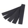 10PCS Black 60/60 Grit Rectangle Professional Washable Duplex Scrub Waterproof Double Sided Nail Files Block Emery Board Cosmetic Manicure Pedicure Nail Art Care Sanding Buffer Buffing Tools Supply view 1