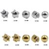 CHUANCI Pair Disposable Sterile Ear Piercing Unit Cartilage Tragus Helix Piercing Gun NO Pain Piercer Tool Machine Kit Stud Choose Design (Pair,Gold 4mm Full Moon) view 2