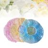 60pcs Disposable Shower Cap Colorful Dots Printing Shower Cap for Home Travel (Mixed) view 4