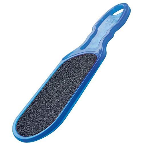 STALEKS Classic 10 Type 2 Plastic Foot File (80/120 Grit)  Ergonomic Double-Sided Pedicure Tool for Corns & Medium Roughness Skin