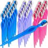 30 Pcs Dermaplane Razor Eyebrow Razor for Women Trimmer Shaver with Precision Cover Multipurpose Exfoliating Dermaplaning Tool Facial Hair Removal for Women Face Lip Grooming, 3 Colors view 1