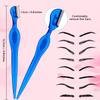 30 Pcs Dermaplane Razor Eyebrow Razor for Women Trimmer Shaver with Precision Cover Multipurpose Exfoliating Dermaplaning Tool Facial Hair Removal for Women Face Lip Grooming, 3 Colors view 2