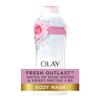 Olay Fresh Outlast Rose Water & Sweet Nectar Body Wash, 22 Fl oz, 5.732 Lb view 4