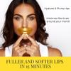 Doppeltree PLUMP IT Moisturizing Lip Mask (18 patches) - lip plumper, moisturizer for dry lips, chapped lip care and repair, conditioning lip exfoliator treatment - Formulated in San Francisco view 2