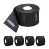 Disposable Paper Barber Neck Strips - 5 Rolls 500 Strips Black Professional Stretchy Paper Neck Band for Salon Haircut Styling view 1