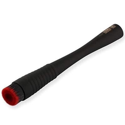 1Pcs Foundation Makeup Brush Pro BB CC Cream Powder soft Cosmetic Beauty Essential Angle Flat Top Make Up Brush Tool Women gift KH159 (Black Red)