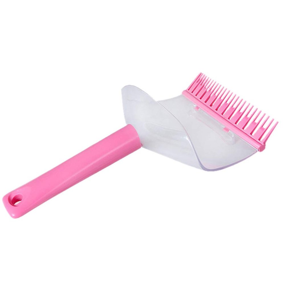 Fringe Cut Comb Straight Hair Bang Trimmer Self Cutting Bang Comb Shield Cover Clear Hair Styling Protector for Home