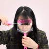 Fringe Cut Comb Straight Hair Bang Trimmer Self Cutting Bang Comb Shield Cover Clear Hair Styling Protector for Home view 2