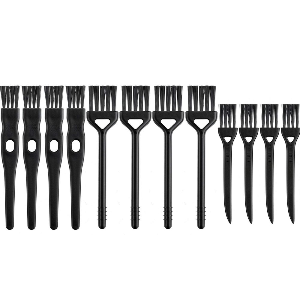 Boao 12 Pieces Electric Razor Brush Shaver Cleaning Brush Shaver Small Electric Razor Cleaner for Clipper Trimmer Nylon Bristles Duster, 3 Sizes