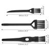 Boao 12 Pieces Electric Razor Brush Shaver Cleaning Brush Shaver Small Electric Razor Cleaner for Clipper Trimmer Nylon Bristles Duster, 3 Sizes view 2