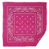 allgala 12 Pack 100% Cotton Premium Bandanas Head Band Wrap Scarf-Fuchsia-HA55911 view 1