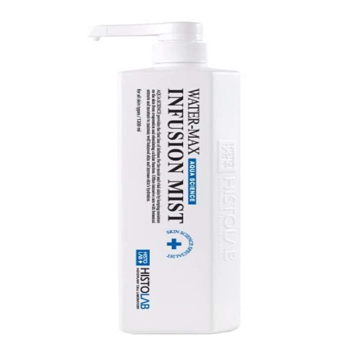 HISTOLAB Water-Max Infusion Mist (1200ml/40.6fl.oz) | for Dry & Dehydrated Skin | Hydrating & Soothing Facial Spray Treatment