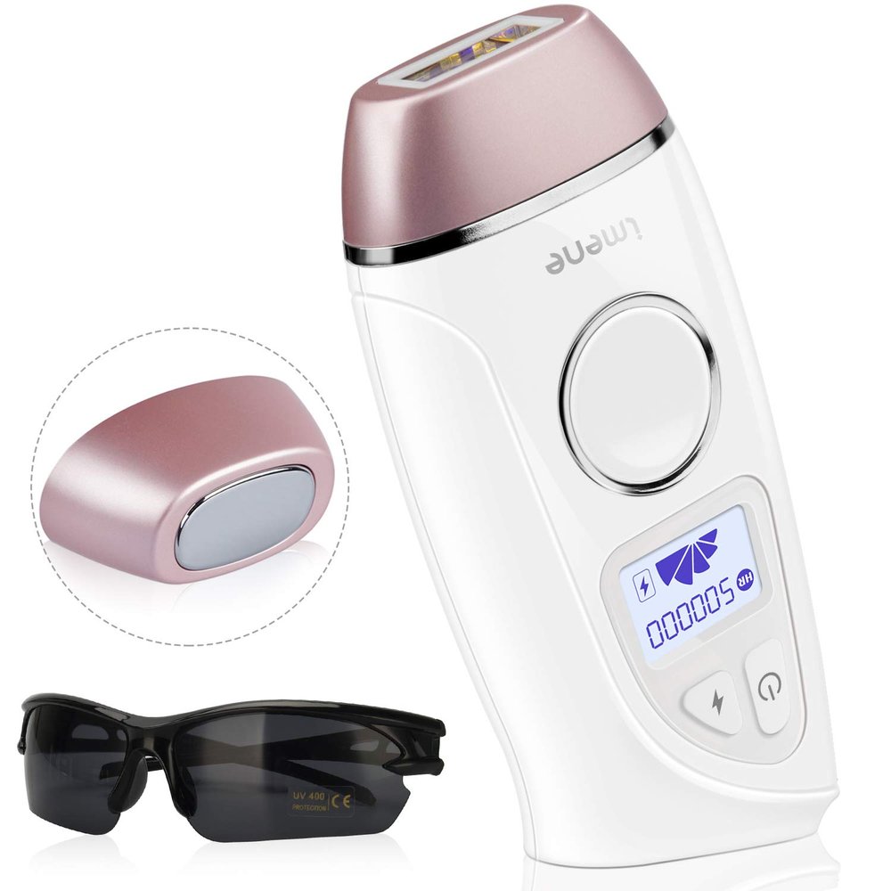 IMENE Permanent Hair Removal Machine for Women & Men, 500,000 Flashes IPL System with Ice Care Function for Full Body Home Use - Safest and Fastest IPL Technology