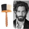 Beaupretty Wooden Handle Neck Duster Brush for Hair Removal Professional Barber Cleaning Tool for Salon and Home Use for Hair Around Ears and Neckline view 2