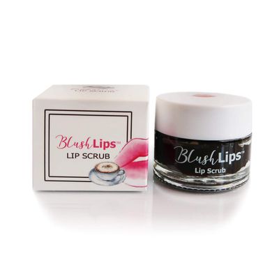 BlushLips Lip Care Exfoliating Scrub and Lip Moisturizer for Chapped Lips Treatment, Lip Repair for Soft Lips Made for Dry Lips (Cruelty-free, Paraben-free, Vegan) (Cappuccino)