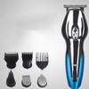 DOITOOL 1pc USB Charging Men Trimmer Set Multi-Function Hair Cutting Kit with Nose Hair Shaver and Precision Blades Compact Design for Travel Battery Operated Black view 3