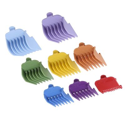 discountstore145 8Pcs Electric Hair Clipper Shaver Trimmer Replacement Guide Comb Set for Salon Multicolor
