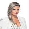 Raquel Welch Top Billing 12" Top-of-Head Quality Wig by Hairuwear, Average Cap, Rl119, Silver & Smoke view 1