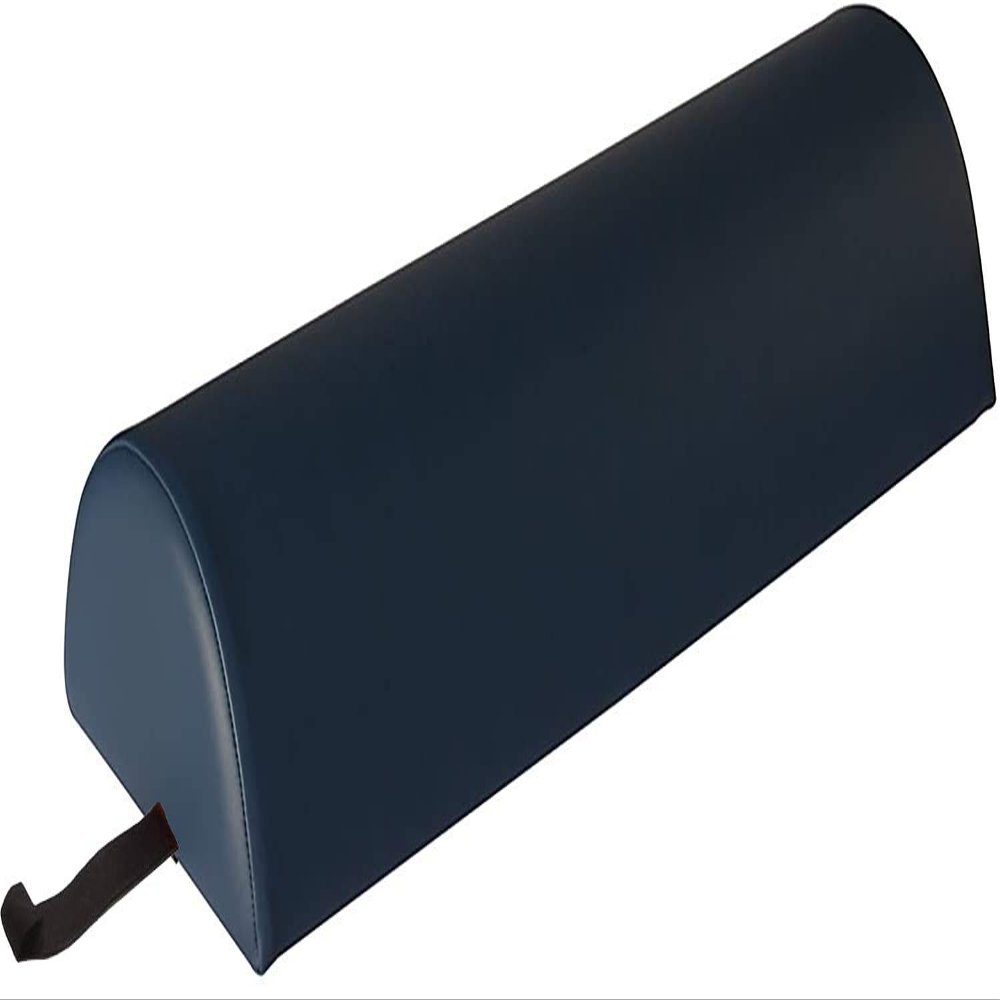 Therapists Choice 9" X-Large Half Round Semi-round pillow Cushion Massage Bolster 9"x26" (Agate Blue)