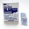BankSupplies Disposable Towelettes - Individually Wrapped Wipes - Case of 100 - Ink & Stain Removal - Cleansing Hand Wipes - Saturated, Mildly Fragrant Cleansing Lotion view 1
