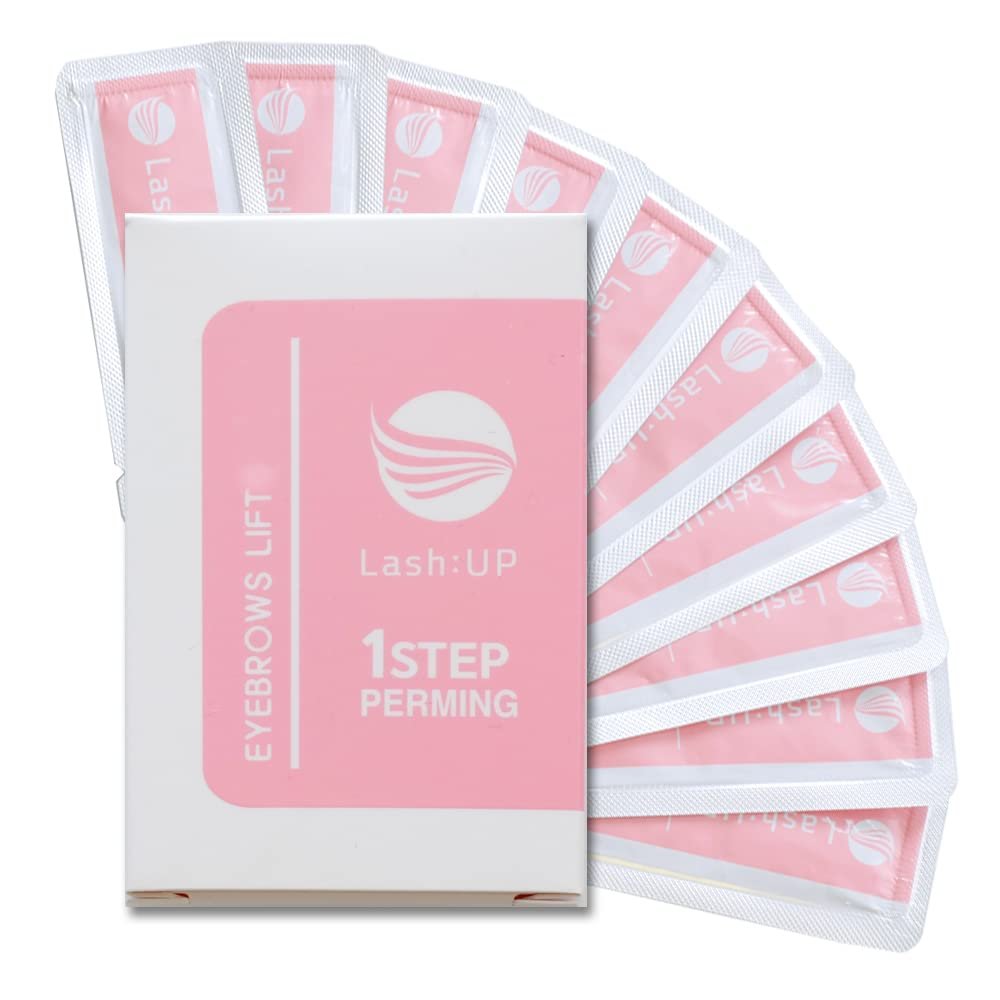 Lash Up Eyelash Eyebrows Lift Lifting Kit Individual Steps 10 packets of 0.8g/0.03oz (STEP 1)
