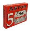 100 BIC ASTOR Platinum Stainless Steel Double Edge Safety Razor Blades with Chromium Polymer Coated Edges for a Close Shave view 1