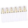 Beaupretty 6pcs Pump Dispenser Bottle White Pet Design Golden Pump Head for Shampoo Body Wash and Facial Products Travel-friendly and Refillable view 1