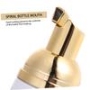 Beaupretty 6pcs Pump Dispenser Bottle White Pet Design Golden Pump Head for Shampoo Body Wash and Facial Products Travel-friendly and Refillable view 2