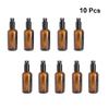 Beaupretty 10pcs Refillable Perfume Spray Bottle Brown Glass Travel Container for Cosmetics Atomizer for Fragrances Lightweight and Portable Design view 2