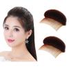 2Pcs Charming Bump It Up Volume Inserts Hair Comb Do Beehive Hair Stick Bun Maker Tool Styling Accessories for Women Lady Girl (Brown) view 1