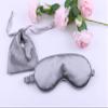 3-in-One Bridesmaid Gift Set with Makeup Bag Sleep Mask Compact Mirror Bachelorette Bridal Party Gift (White, Wifey) view 2