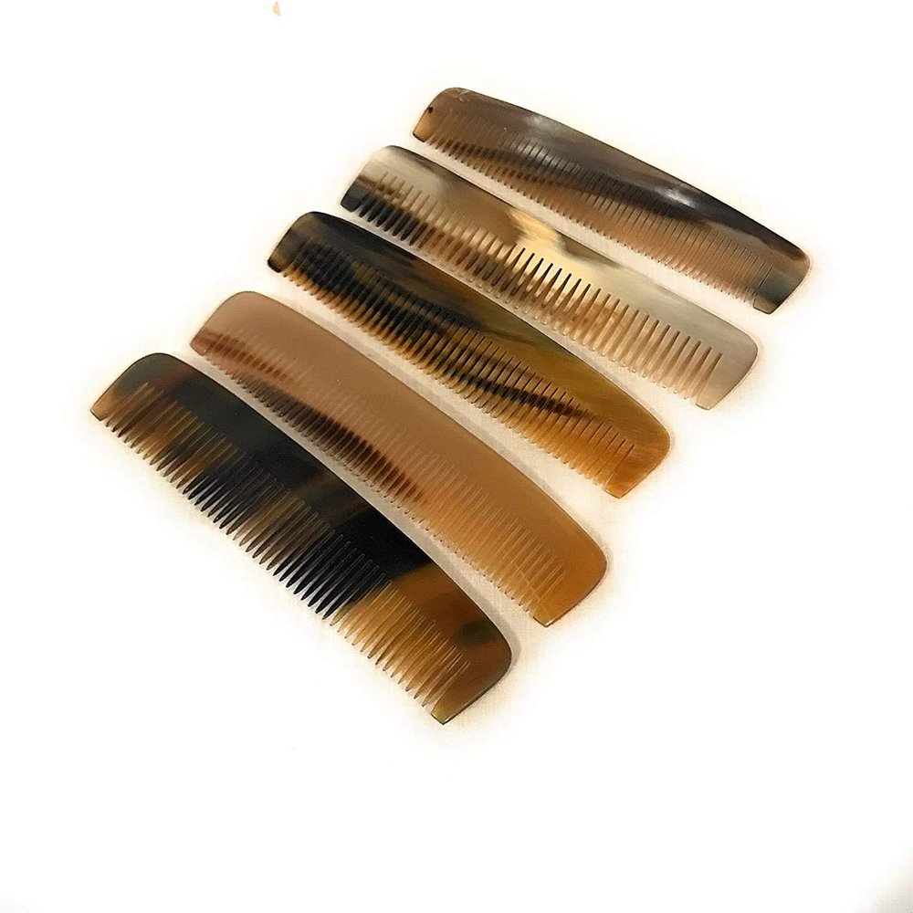 Dovo Natural Horn Comb For Beard Hair Care Men Women Comb